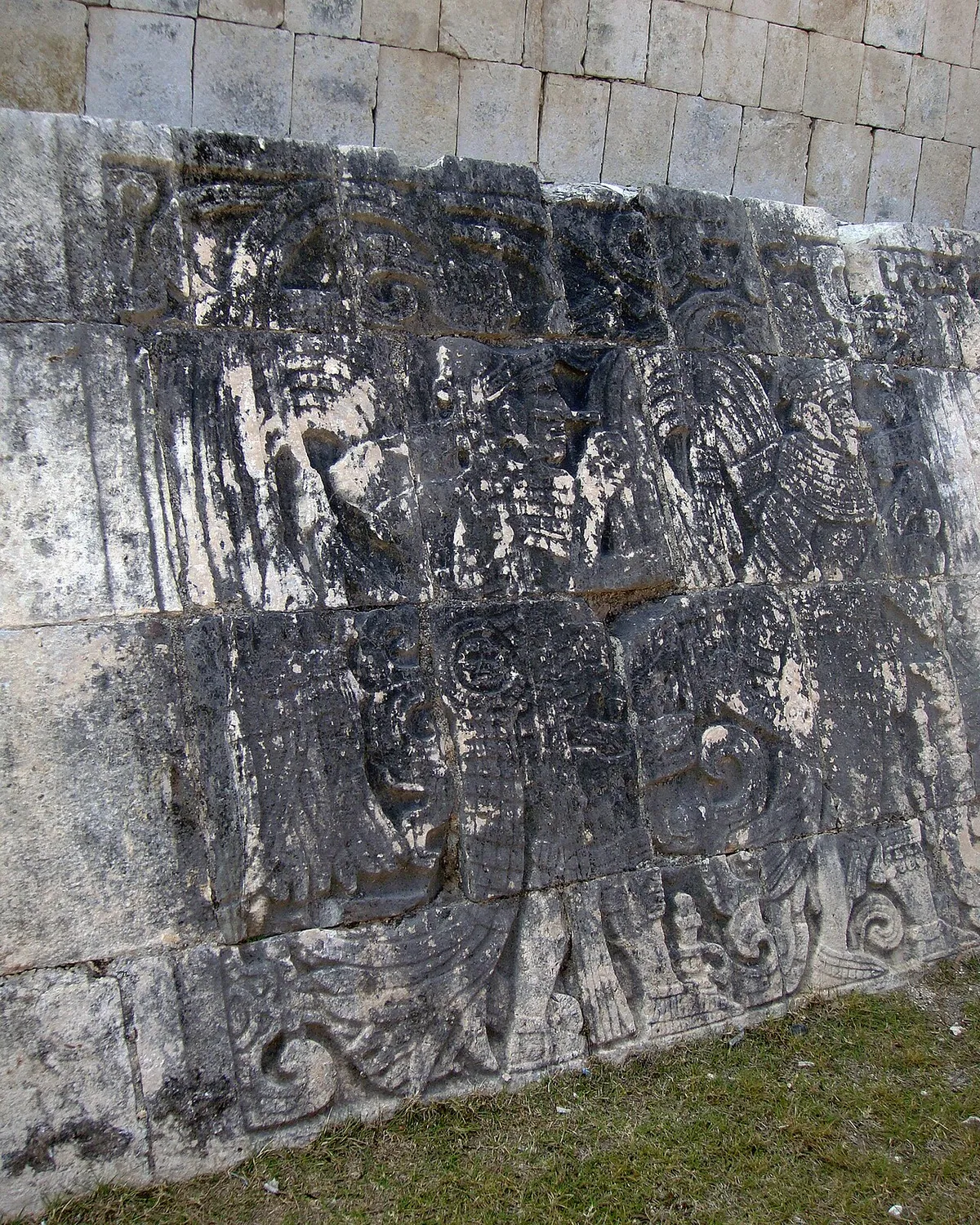 Great Ball Court walls included in every Chichen Itza ticket price in Yucatan, Mexico