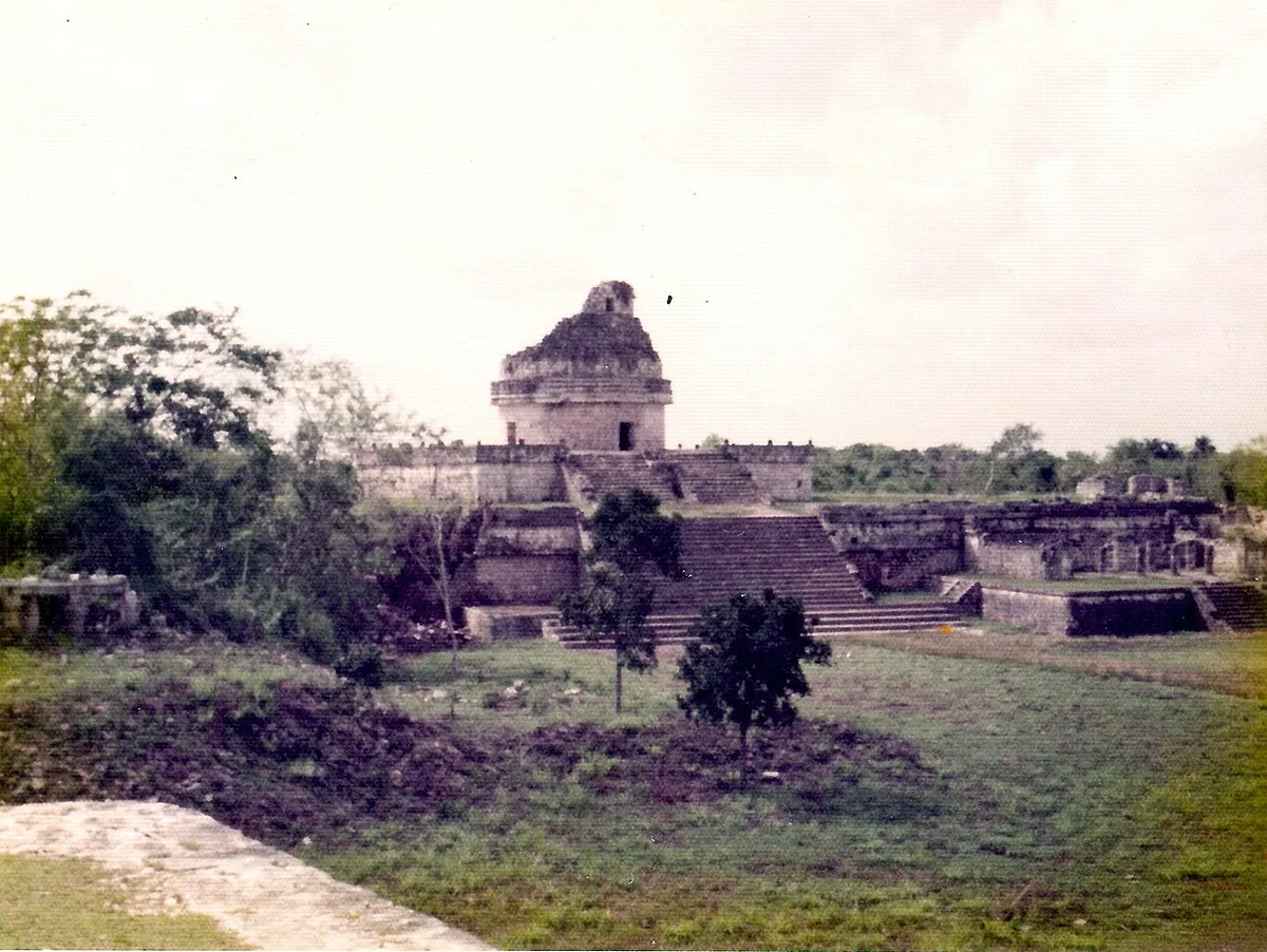 El Caracol observatory inside the archaeological zone covered by official Chichen Itza tickets, Yucatan, Mexico